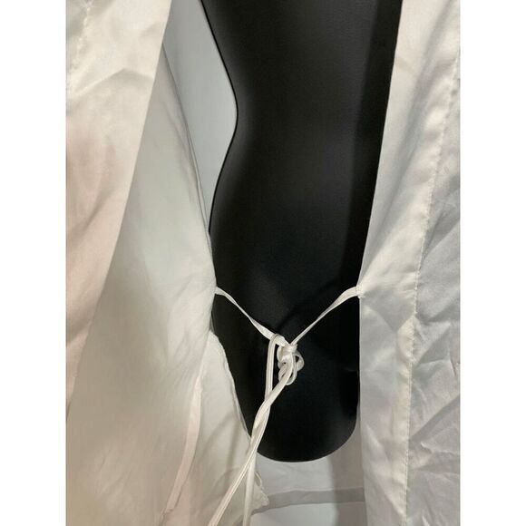 Victoria's Secret Women’s I Do Bride Rhinestone Bridal Robe White One Size - Picture 4 of 6